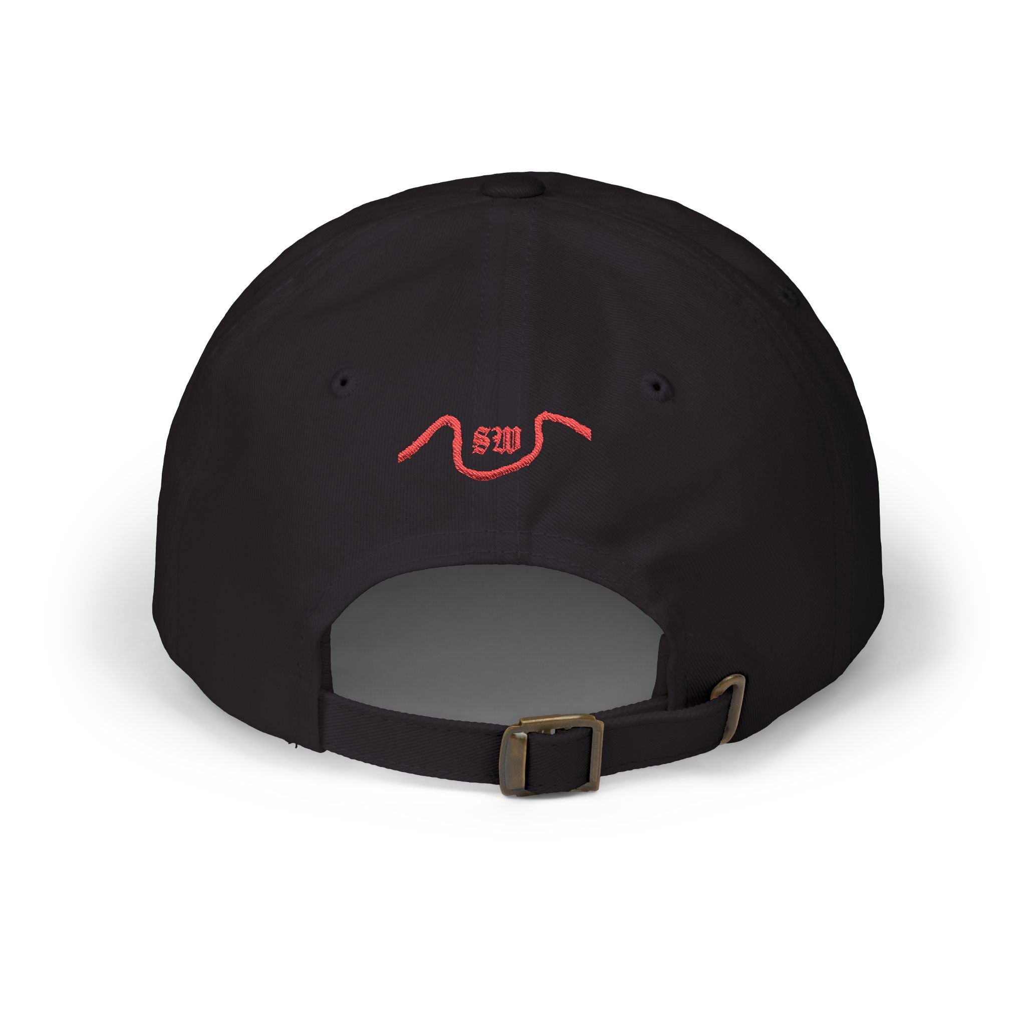 Cold Drink - Tchoupitoulas- BLACK Dad Hat | Vintage New Orleans Script Cap | embroidered baseball hat