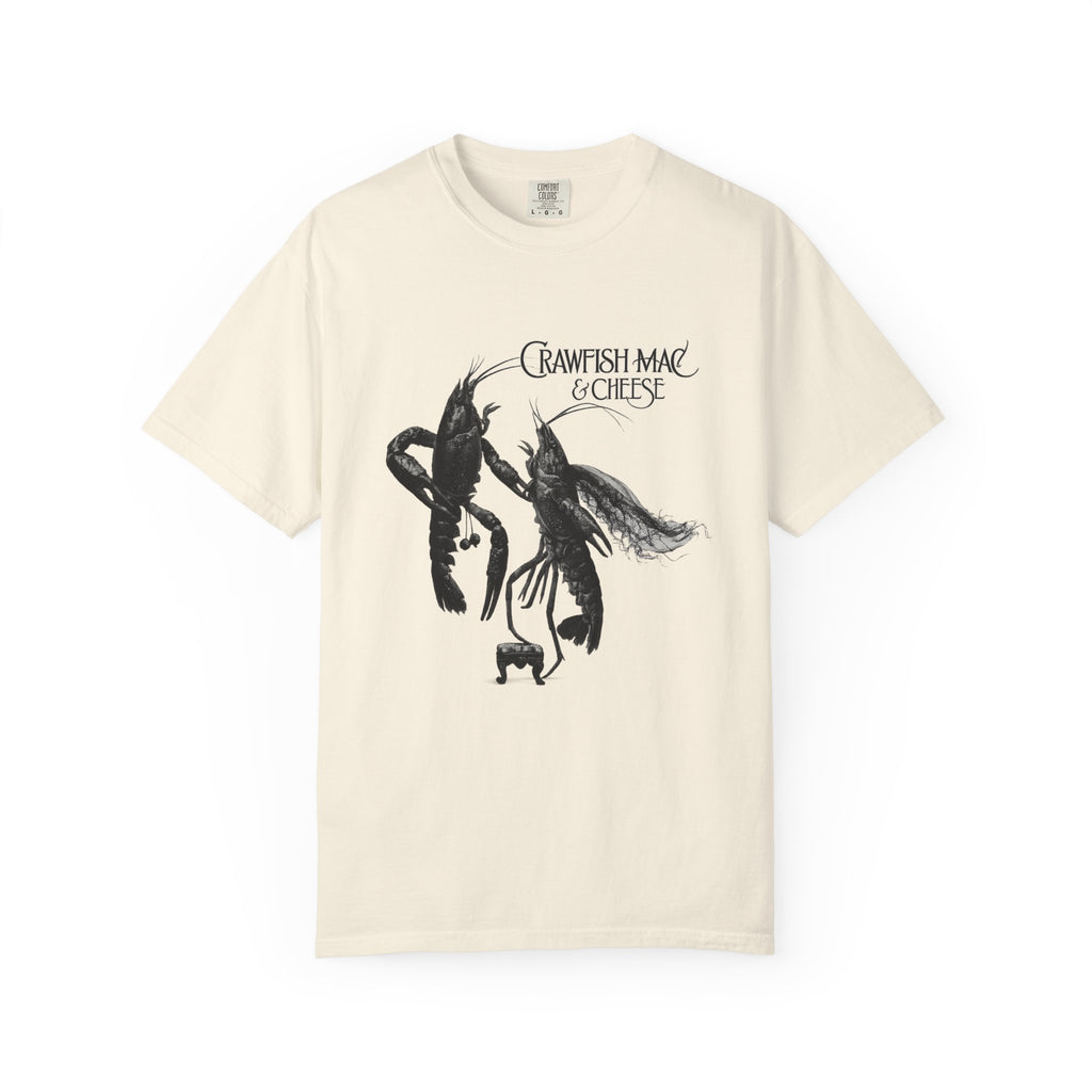 Crawfish Mac & Cheese T-shirt | Gothic Crawfish Illustration