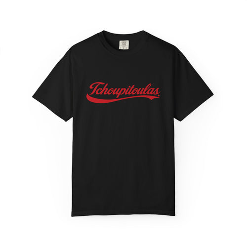 Cold Drink - Tchoupitoulas RED | White Tee with Red text