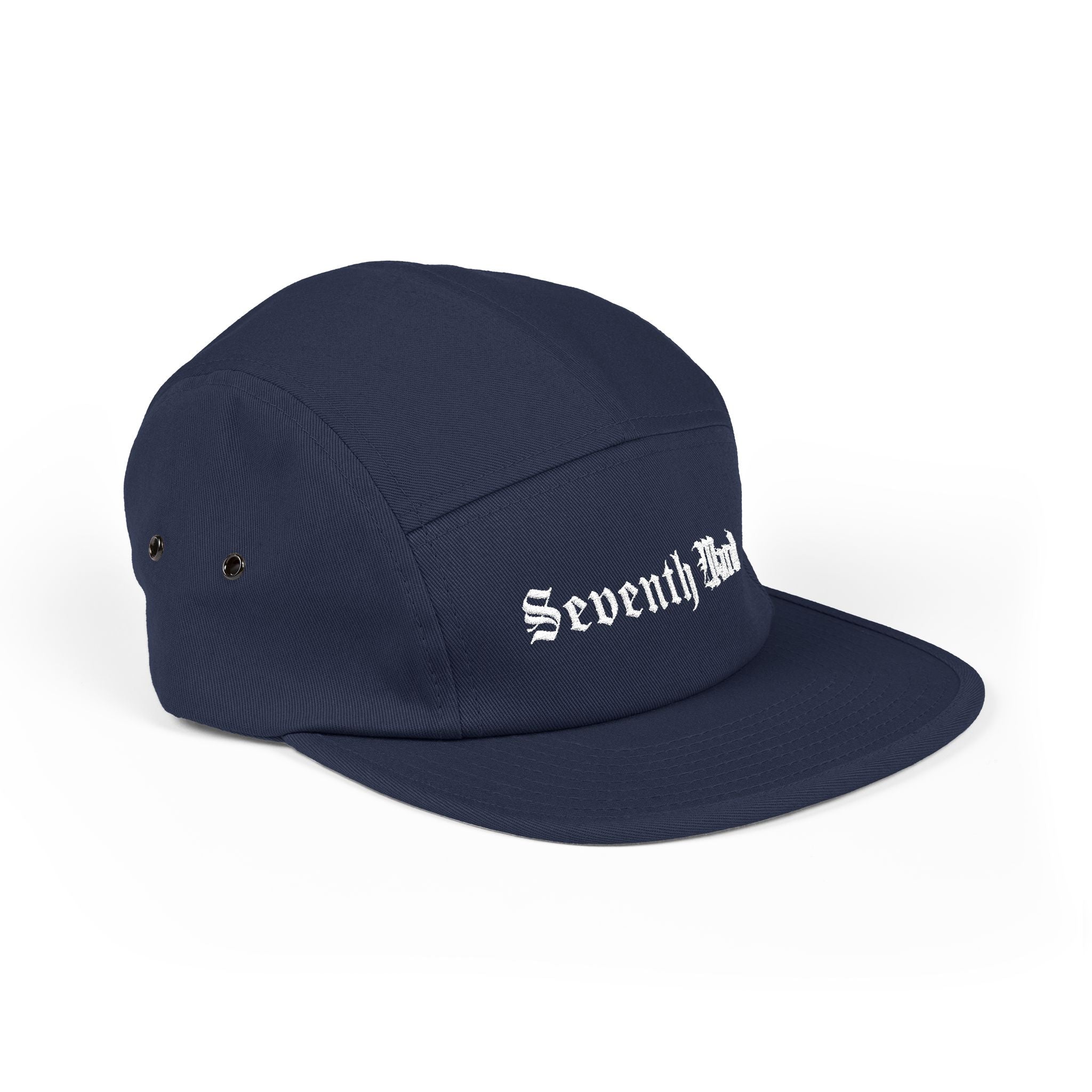 Seventh Ward  - New Orleans Neighborhood Embroidered 5-Panel Cap — Gothic Lettering