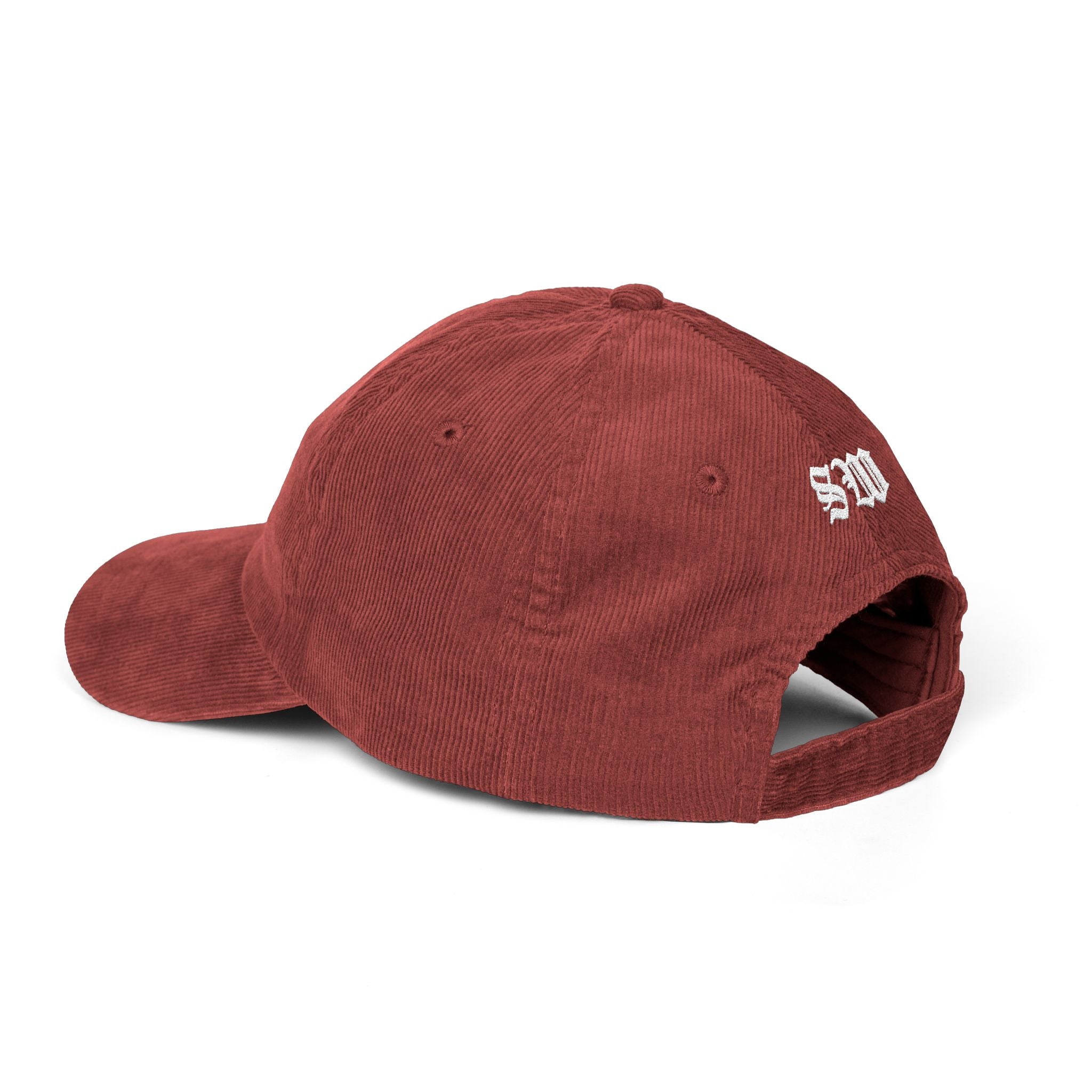 MISS RIVER - Embroidered Corduroy Cap Vintage Corduroy Cap | New Orleans Map Hat