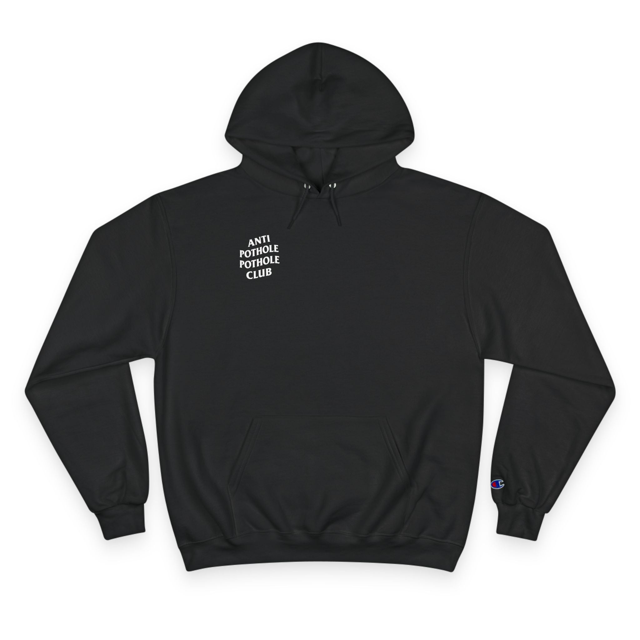Anti Pothole Pothole Club - Hoodie Funny Streetwear Pullover Urban City Humor Sweatshirt Minimal Graphic Champion brand Hoodie