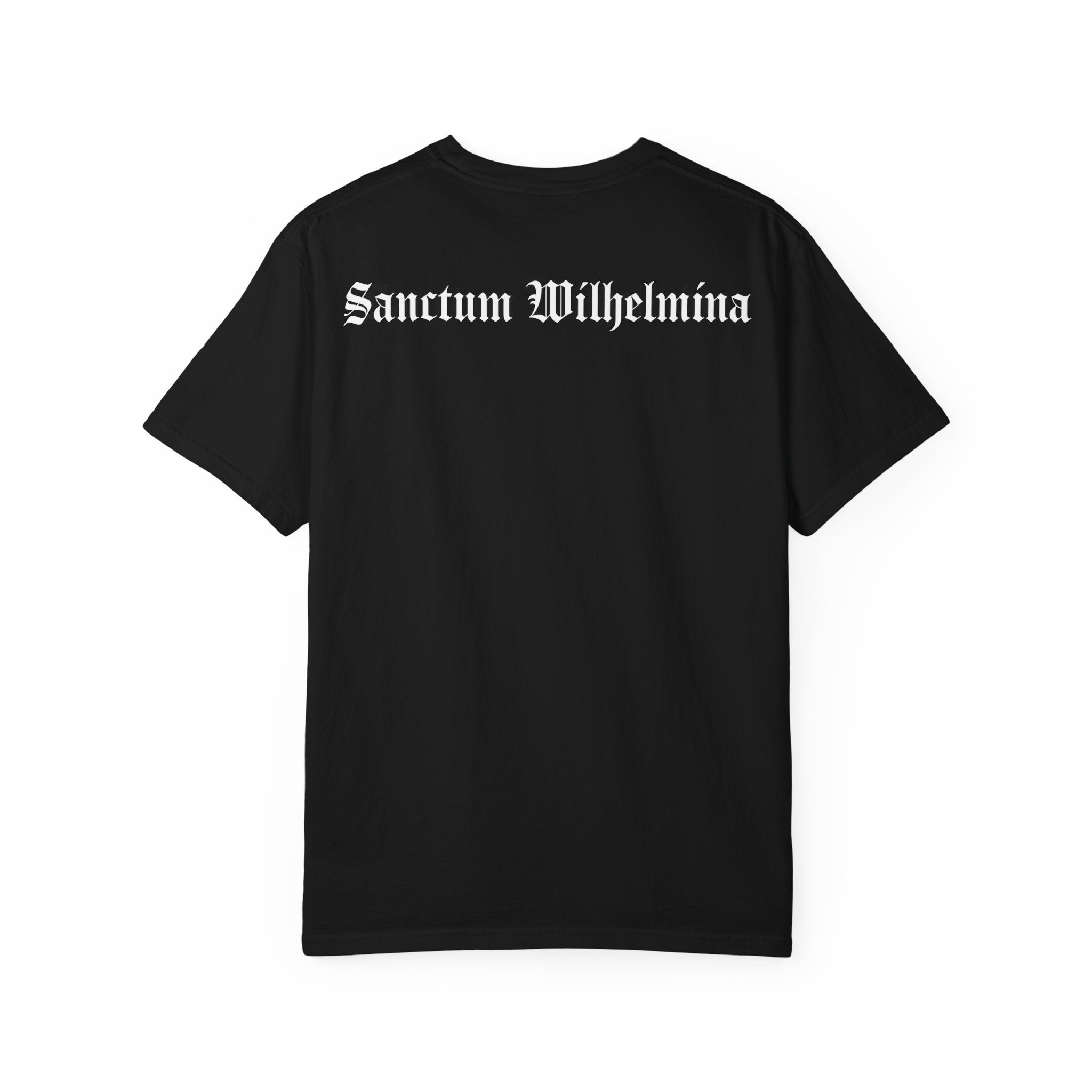 Local Corporate Thieves - Band Parody Tshirt | Double-Sided Print, Sanctum Wilhelmina Gothic Back