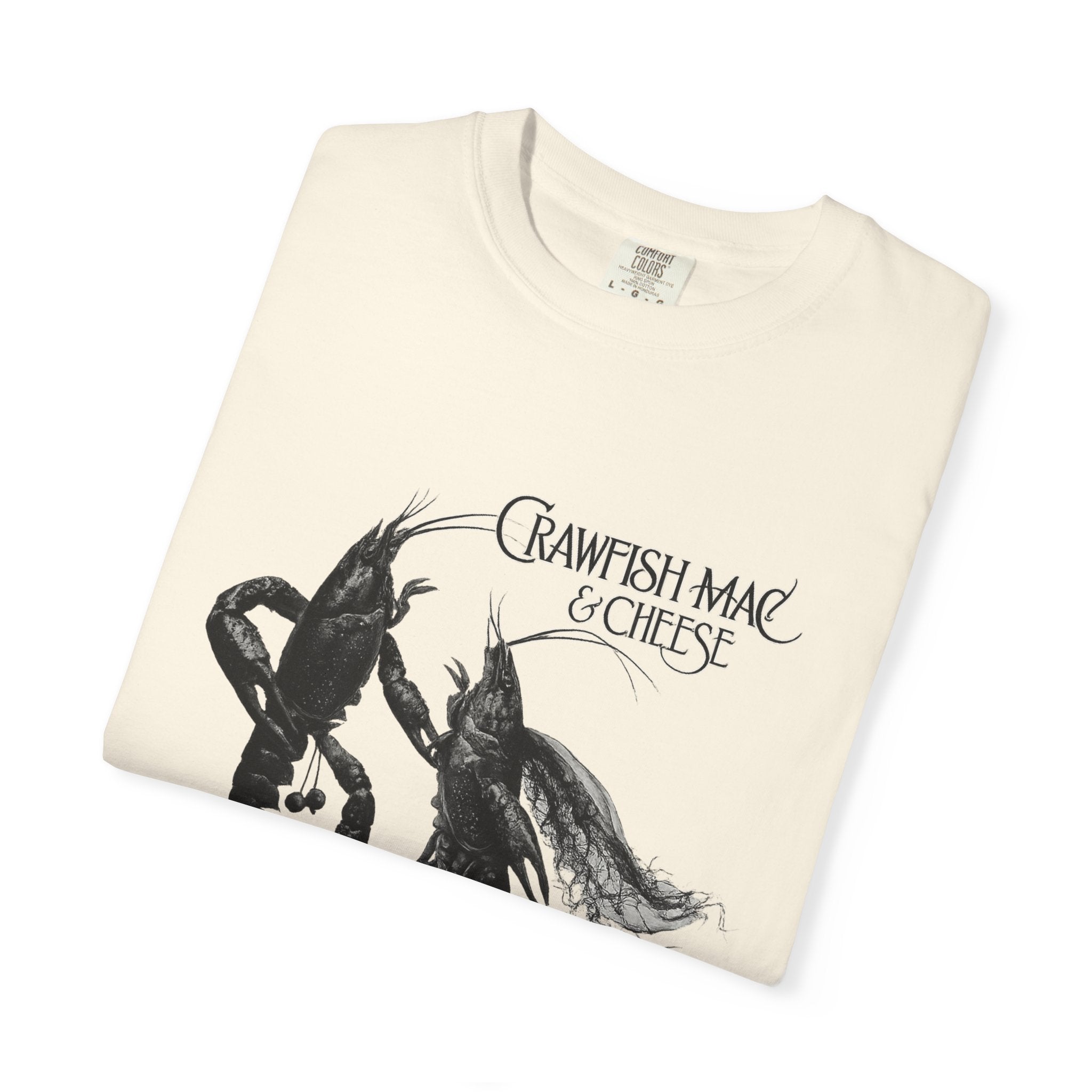 Crawfish Mac & Cheese T-shirt | Gothic Crawfish Illustration