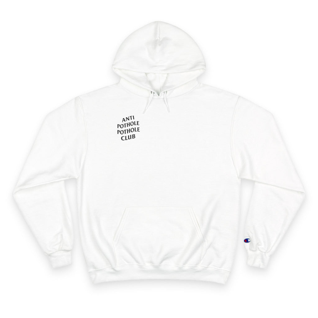 Anti Pothole Pothole Club - Hoodie Funny Streetwear Pullover Urban City Humor Sweatshirt Minimal Graphic Champion brand Hoodie