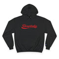 Tchoupitoulas Script T-Shirt | New Orleans Street Name Tee | Classic RED Script NOLA Shirt | Black or White Unisex Graphic Tee