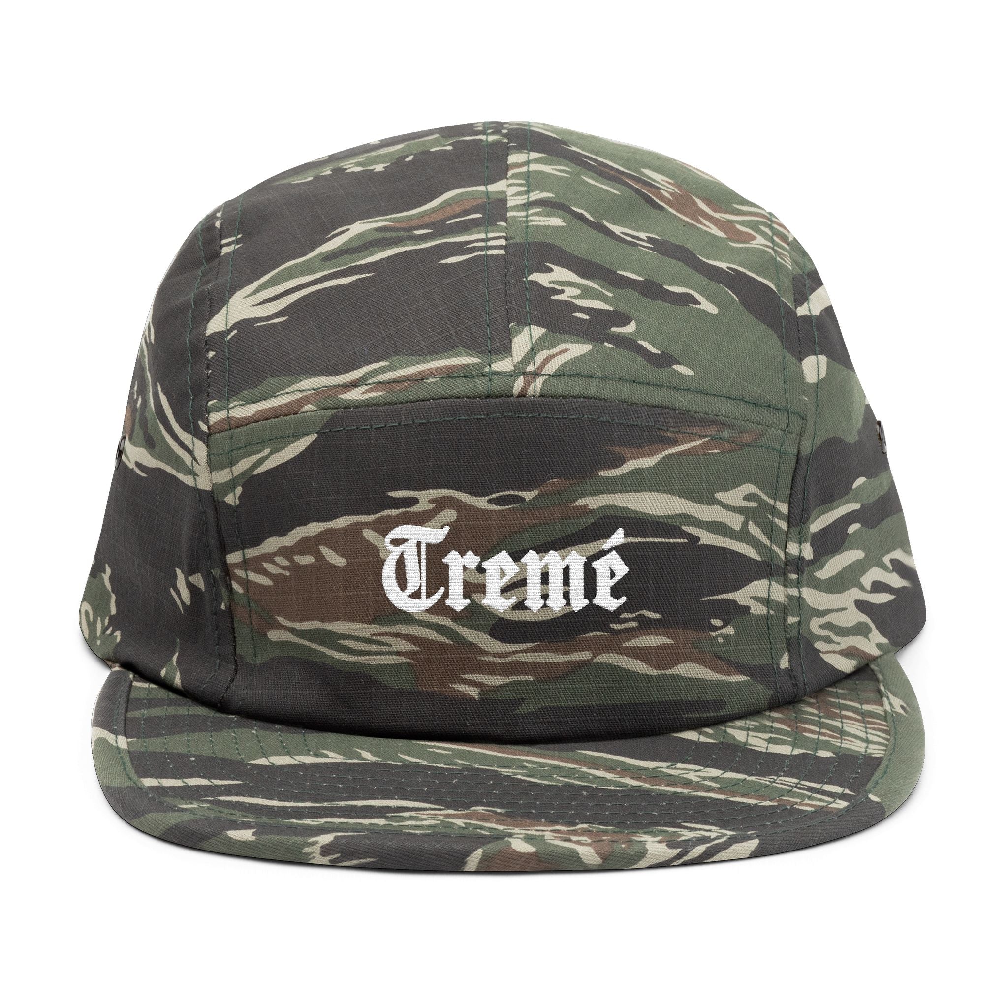 Tremé - New Orleans Neighborhood Embroidered 5-Panel Cap — Gothic Lettering
