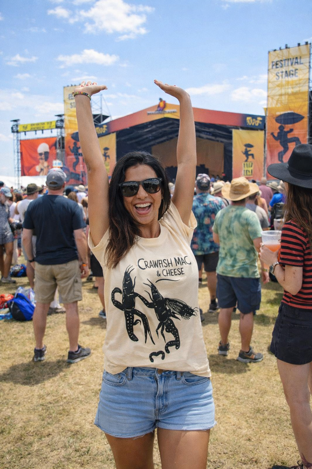 Crawfish Mac & Cheese T-shirt | Gothic Crawfish Illustration