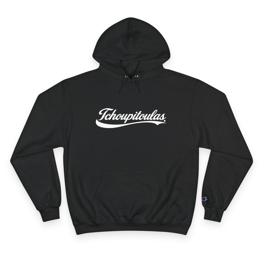 Tchoupitoulas Hoodie - New Orleans Street Name Sweatshirt Vintage Script Logo Style NOLA Streetwear Pullover