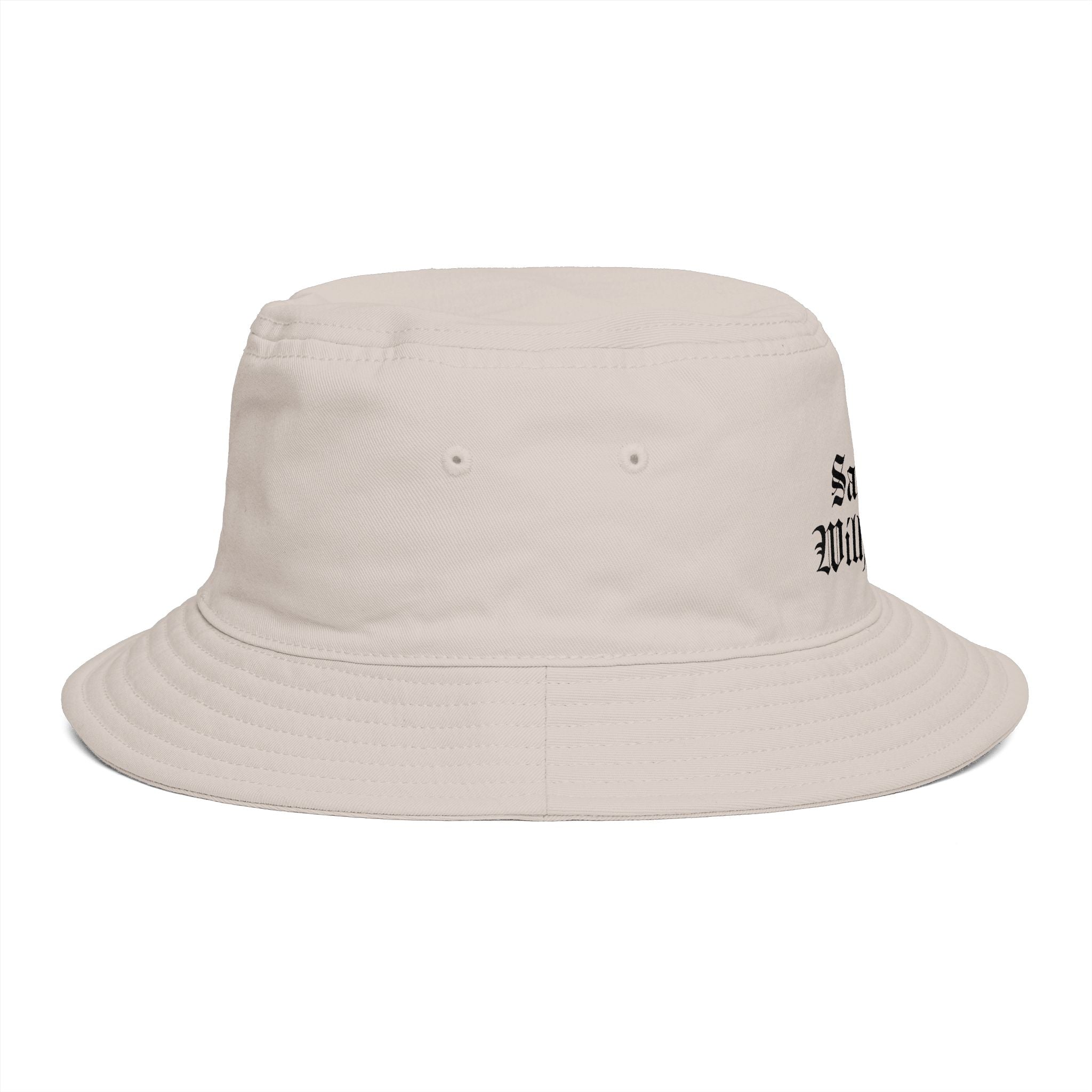 Sanctum Wilhelmina Gothic Bucket Hat – Cotton Streetwear Hat