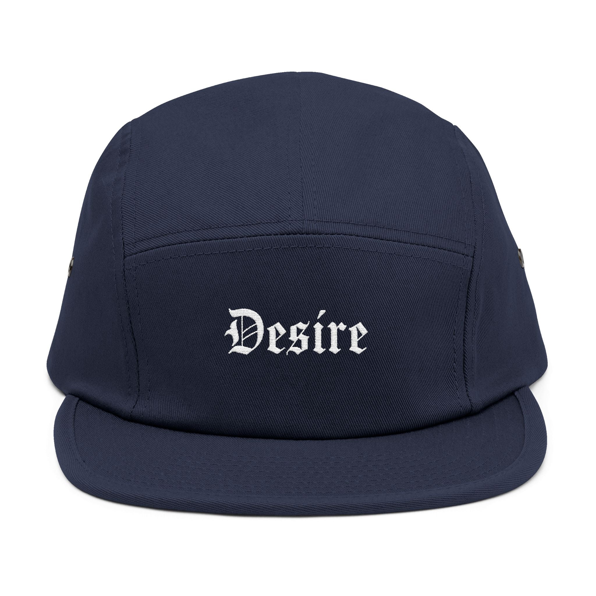 Desire - New Orleans Neighborhood Embroidered 5-Panel Cap — Gothic Lettering