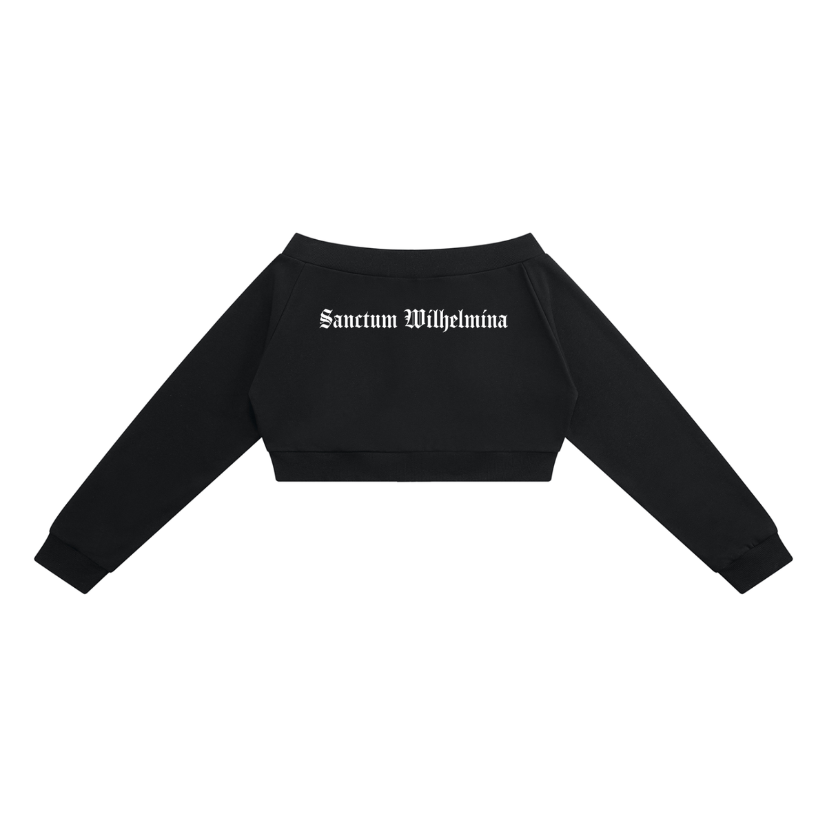 Sanctum Wilhelmina Off-Shoulder Cropped Track Jacket