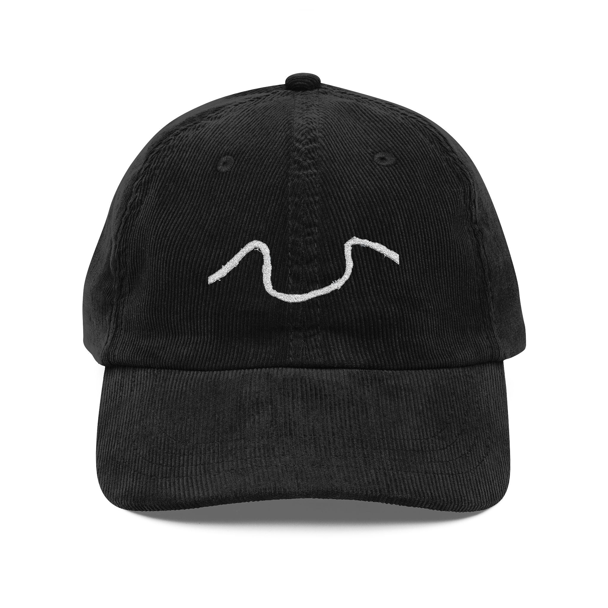 MISS RIVER - Embroidered Corduroy Cap Vintage Corduroy Cap | New Orleans Map Hat