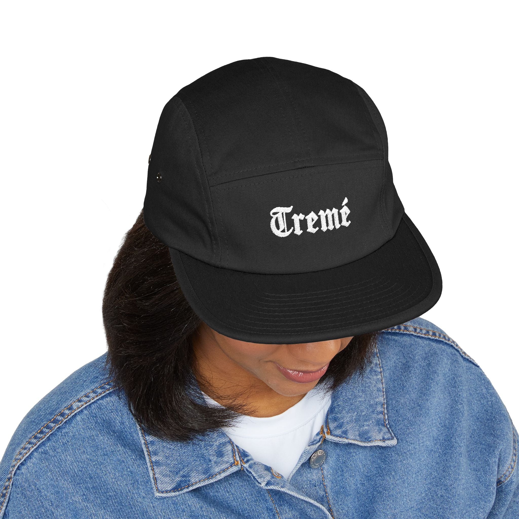 Tremé - New Orleans Neighborhood Embroidered 5-Panel Cap — Gothic Lettering