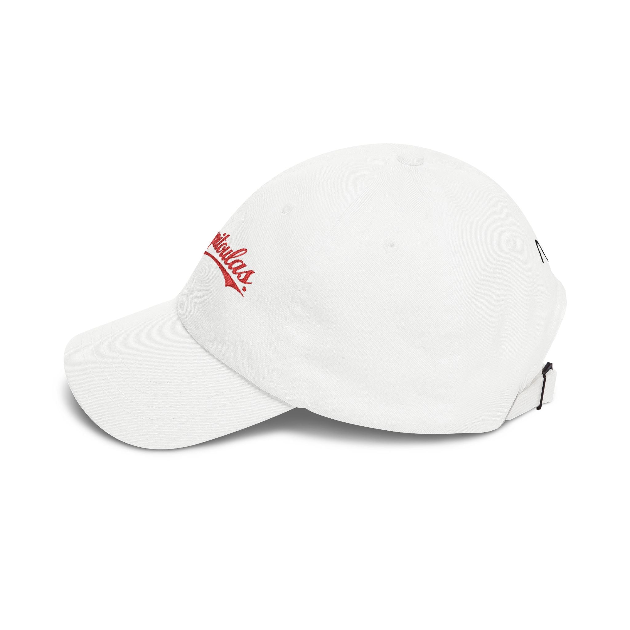Cold Drink - Tchoupitoulas - White Dad Hat | Vintage New Orleans Script Cap | embroidered baseball hat