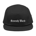 Seventh Ward  - New Orleans Neighborhood Embroidered 5-Panel Cap — Gothic Lettering