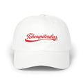 Cold Drink - Tchoupitoulas - White Dad Hat | Vintage New Orleans Script Cap | embroidered baseball hat