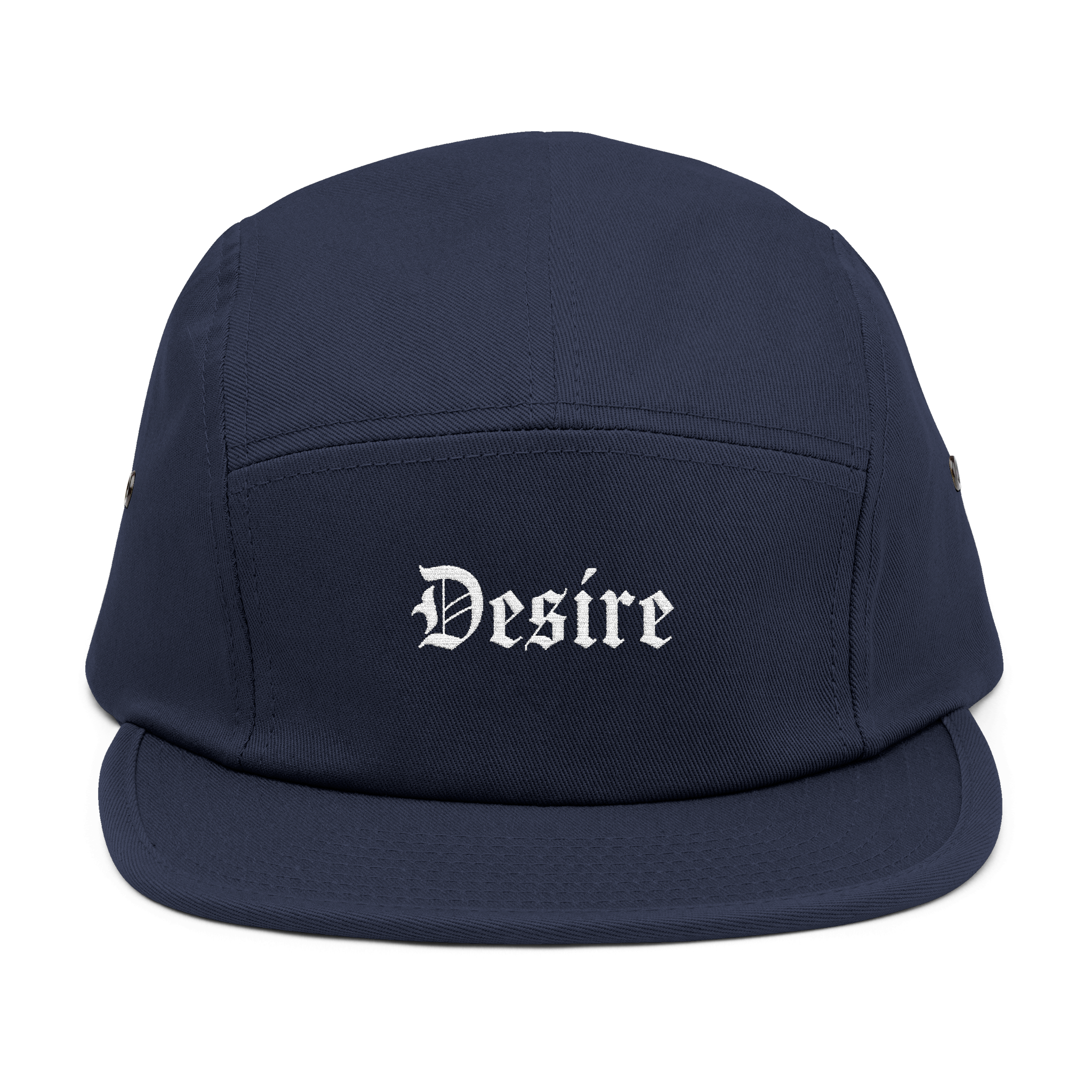 Desire - New Orleans Neighborhood Embroidered 5-Panel Cap — Gothic Lettering